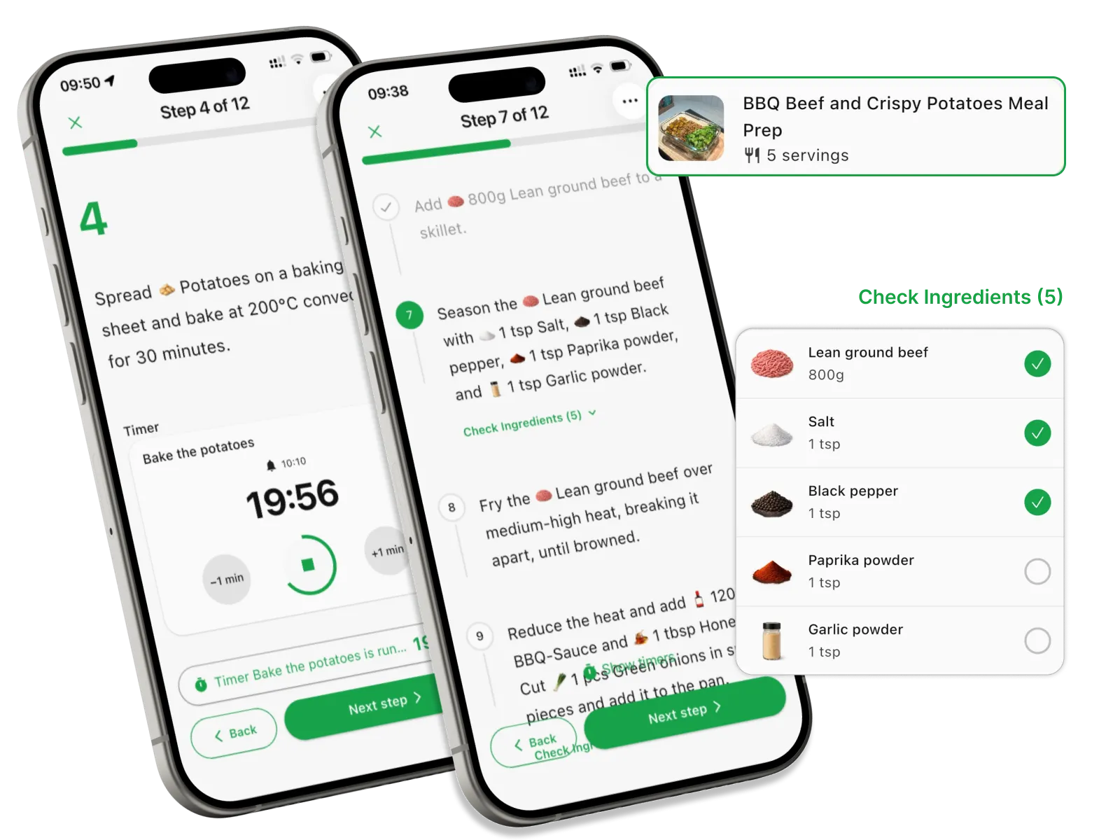 Placeholder for step-by-step cooking feature screenshot